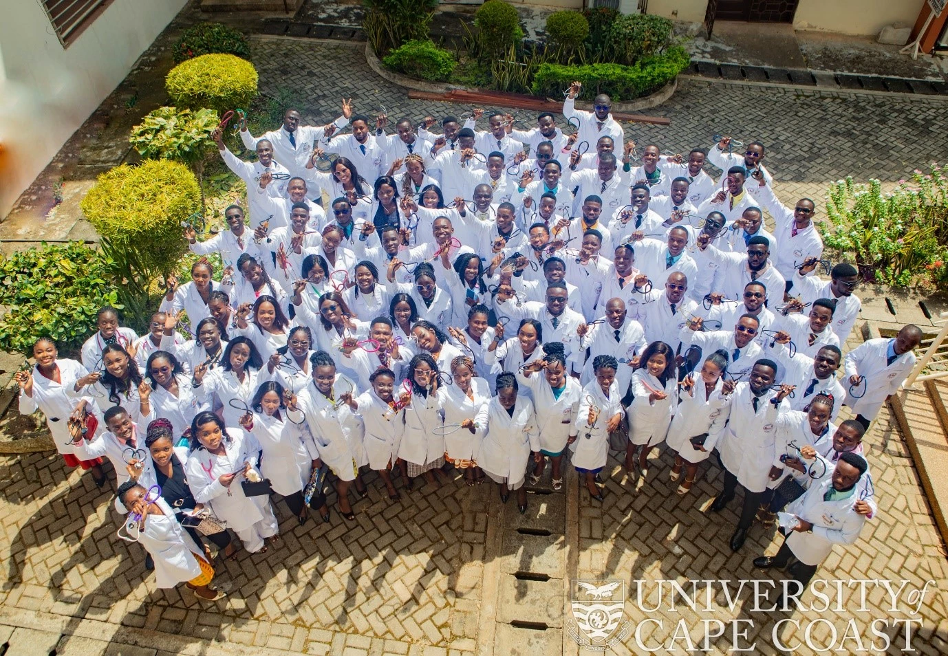 UCC School of Medical Sciences Holds White Coat Ceremony for 169 Medical Students